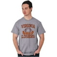 thumbnail image 4 of Virginia for Losers Funny Rivalry Plus Size Crewneck Graphic Tee Shirt Brisco Brands 2X, 4 of 5