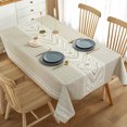 thumbnail image 1 of Nappe de Table à Manger Nappe Sans Rinçage Anti-Huile Imperméable Anti-Brûlure Luxe Léger Style PC Nappe en Tissu, 1 of 7