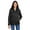 Black, variant on North End 78196 Women's Angle 3-in-1 Jacket with Bonded Fleece Liner-Black-2XL