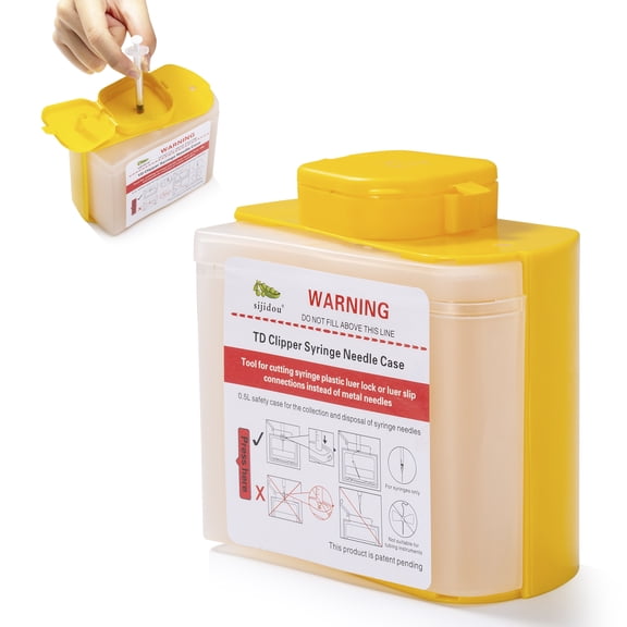 Needle Clipper, Sharps Container, Fit Home and Travel