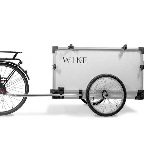 Wike Remorque Utilitaire de Vélo Cargo en Aluminium pour Aménagement Paysager