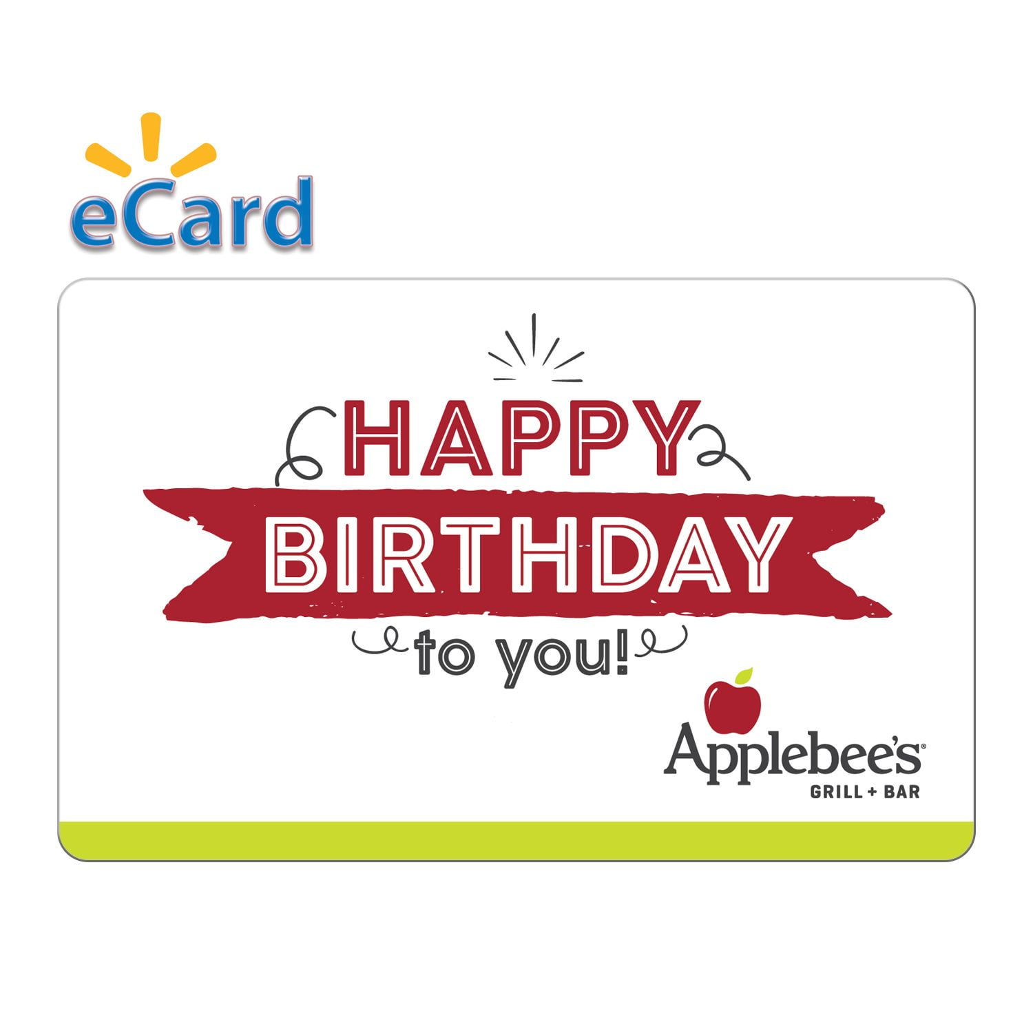 Applebee's Birthday $15 Gift Card (Email Delivery)