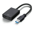thumbnail image 1 of USB to HDMI Adapter, USB 3.0/2.0 to HDMI Video Audio Adapter, 1080P HD Video Graphics Cable Converter for PC Laptop HDTV TV Compatible with Windows XP, 1 of 5