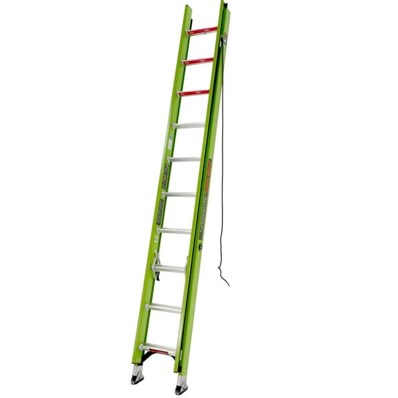 Little Giant HyperLite, 16' - Type IA - 300 lbs rated, fiberglass extension ladder