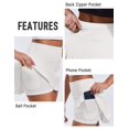 thumbnail image 5 of Pinspark Tennis Skirt for Women Pleated Golf Skort with Short Pockets High Waisted Athletic Workout Exercise Skirts Pickleball Attire, 5 of 6