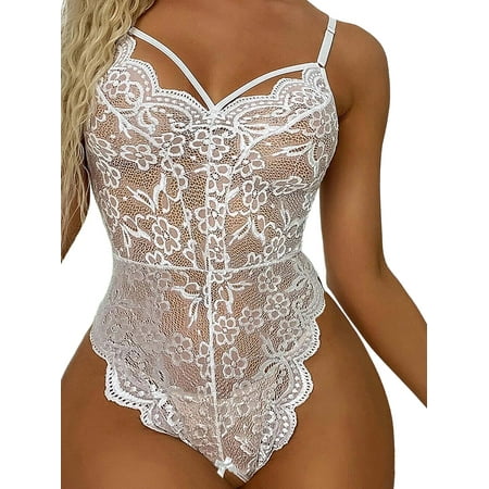 

LAPA Women Sexy Lace Lingerie Babydoll G-string Nightwear Underwear