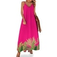 thumbnail image 1 of Vestido sin mangas de hojas verdes ropa para mujer Vestidos largos con velo vestidos de novia para fiestas vestido para mujer, 1 of 7