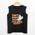 thumbnail image 3 of Don’t Ghost Your Feelings Men'S Muscle T-Shirt, Sleeveless, Muscle Tank Tee Top L, 3 of 7