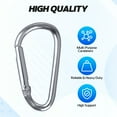 thumbnail image 4 of 20 Pack Carabiner Sp Snap Multipurpose for Home Hiking Fishing Traveling, 4 of 7