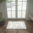 thumbnail image 3 of Traditional 2x3 Area Rug (2' x 3') Oriental Cream, Gray Indoor Scatter Easy to Clean, 3 of 10