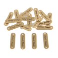 thumbnail image 2 of 20 Pcs Retro Labels PU Leather Label Tags Buttons Apparel Handmade , 45x12x1mm Gold, 2 of 6