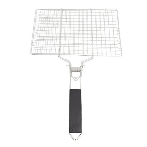 Fish Grilling Rack Stainless Steel Folding Vegetable Basket BBQ Accessories Portable Griller BBQ Clip Travel Camping Outdoor Picnics