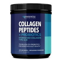 Havasu Grass-Fed Collagen Peptides Powder, Collagen Type 1 and 3 with Probiotics, Unflavored, 30 Ct