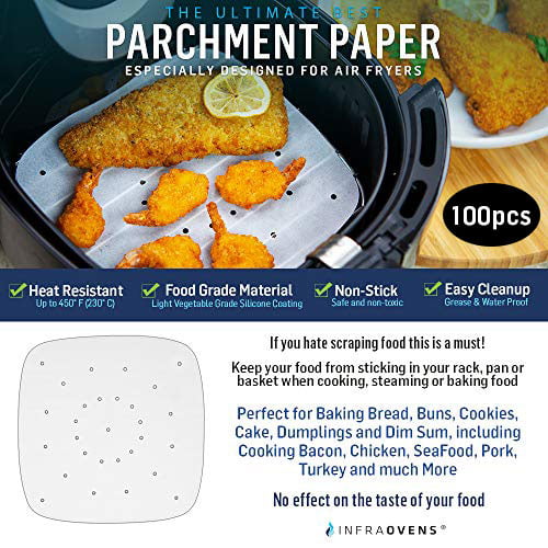 Air Fryer Parchment Paper Liners Compatible with Chefman, Power +MORE 