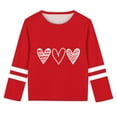 thumbnail image 5 of Kaemgyyd Valentines Day Heart Shirts for Baby Boy Girl Heart Graphic Tees T-Shirt Toddler Long Sleeve Tops 3-14 Years, 5 of 5