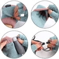 thumbnail image 4 of Guantes cálidos USB amarillos neutros, guantes tejidos de invierno, guantes cálidos de medio dedo, guantes cálidos para ordenador portátil, USB, 4 of 5