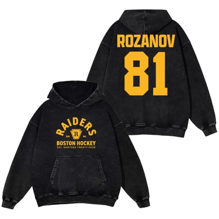 Heated Rivalry Ilya Rozanov Acid Wash Hoodie Long Sleeve Women Men Cotton Hooded Sweatshirt