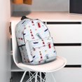 thumbnail image 3 of Disketp Nautical Lighthouse Sailboat Mochila Escolar de 15 Pulgadas, Mochila Ligera para Estudiantes, Viajes y Trabajo, Cómoda y Resistente para el Uso Diario, 3 of 6