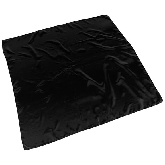 BESTYASH Ladies Neck Scarves in Black Fabric for Purse Accessory 1Pack Casual Events