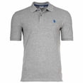 thumbnail image 1 of U.S. POLO ASSN. Polo de hombre - Piquet, logotipo bordado, algodón elástico Gris melange XL (X-Large), 1 of 3
