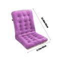 thumbnail image 6 of Clearance! Plush office chair cushion,One-piece office chair back cushion for back,Desk chair cushion with tie,Non slip seat cushion,Fit desk chair cushion for long sitting 33x18inches Purple, 6 of 6