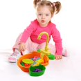 thumbnail image 2 of Orange Simulated Sink Toy For Children With Water Circulation And Accessories, 2 of 6