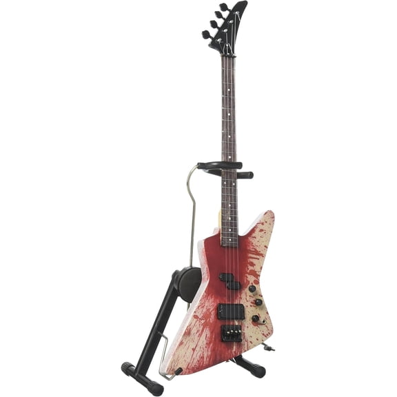AXE HEAVEN Licensed Michael Anthony Blood Bass Miniature Guitar, 1 Count