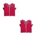 thumbnail image 3 of Youkk Spandex Gants Femmes Porte à la Main Élastique Réglable Multifonctionnel Cosplay Confortable Vêtements Soie Conduite Ornements Rose Rouge 2Set, 3 of 6