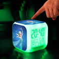 thumbnail image 1 of Chockeie Bingxueqiyuan Colorful Color Changing Quartet Alarm Clock Led Night Light Birthday Gift Christmas(23), 1 of 7