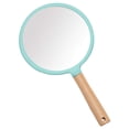 thumbnail image 1 of Miroir à Main avec Poignée pour Maquillage, Petit Miroir à Main en Bois Mignon-Circulaire, 1 of 5