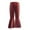 Red, variant on Lmnyox Girls Velvet Pants Flare Leg Elastic Waist Stretchy Velour Trousers Kids Fall Winter Casual Pants