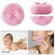 thumbnail image 5 of 4 esponjas de polvo grandes y esponjosas, súper suaves, lavables, reutilizables, de terciopelo esponjoso, para belleza facial, solo para mujeres, con lazo, cara y cuerpo, 5 of 5