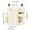 Beige, variant on Lenkho Baby Crib Organizer Hanging Storage Caddy with Multiple Pockets, Diaper and Wipes Holder, Oxford Cloth Hanging Organizer for Newborn Essentials, Fits Most Cribs