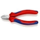 thumbnail image 1 of KNIPEX 76 05 125 Pinzas de corte diagonal Para electromecánica Con fundas en dos componentes cromado 125 mm, 1 of 3