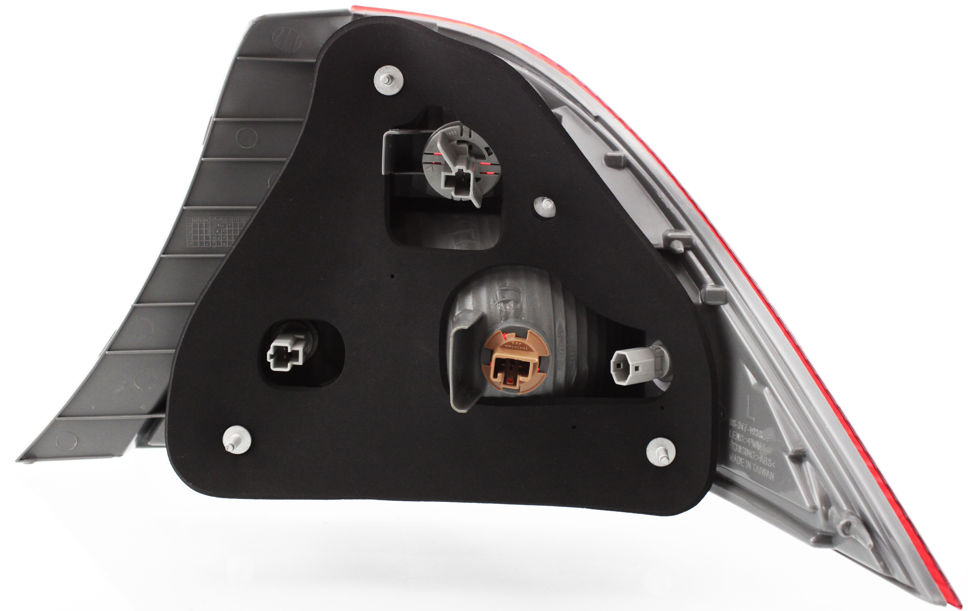Tail Light Compatible With 2001-2003 Honda Civic Left Driver With bulb(s)