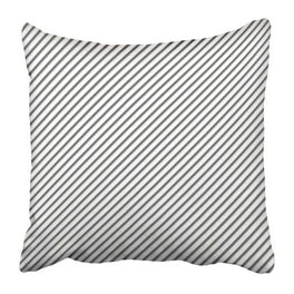 Set Of 4 Cream And Black Diagonal Pillow Covers Set Of 4 Cream And Black Diagonal Pillow Covers