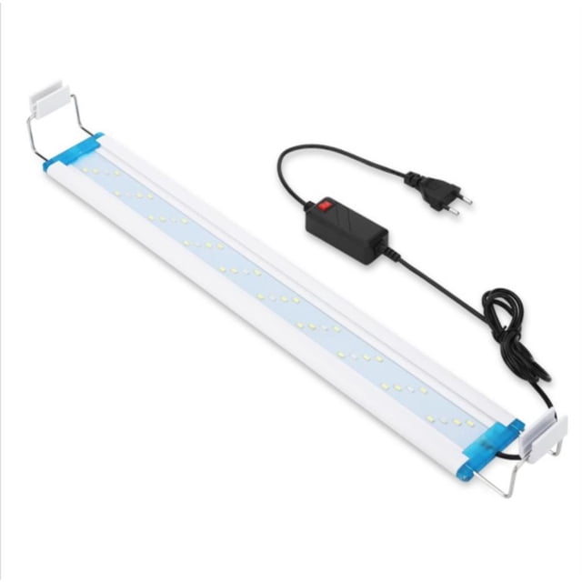 VONKY LED Aquarium Light Dimmable Fish Tank Light Landscaping Aquarium Lamp White and Blue LEDs