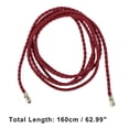 thumbnail image 2 of Unique Bargains 1 Pc Adjustable Waist Belt Elegant Weaving Woven Rope Belt Women Dark Red, 2 of 5