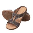thumbnail image 1 of Women's Slip On Sandals Flat Soft Soled Shoes Summer Slippers Slides, 1 of 2
