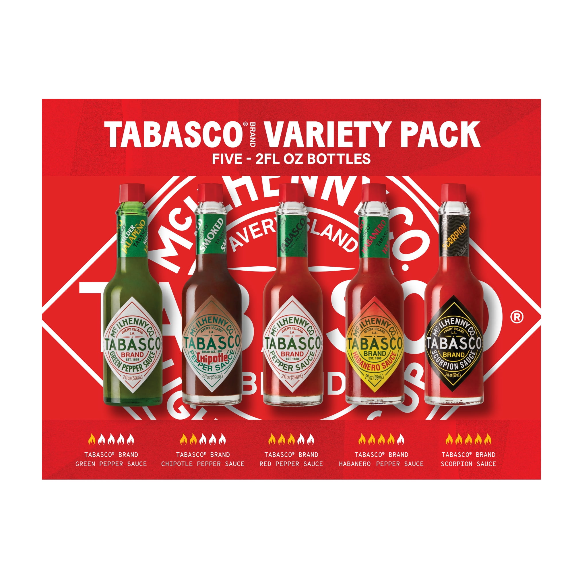 Tabasco Brand Variety Pack, 52 Ounce Bottles