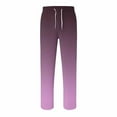 thumbnail image 3 of Fancifize Sweatpants for Girls Boys Soft Fleece Color Block Straight Leg Pants Drawstring Elastic Active Joggers Athletic Outdoor Trousers with Pockets 4-15 Years, 3 of 5