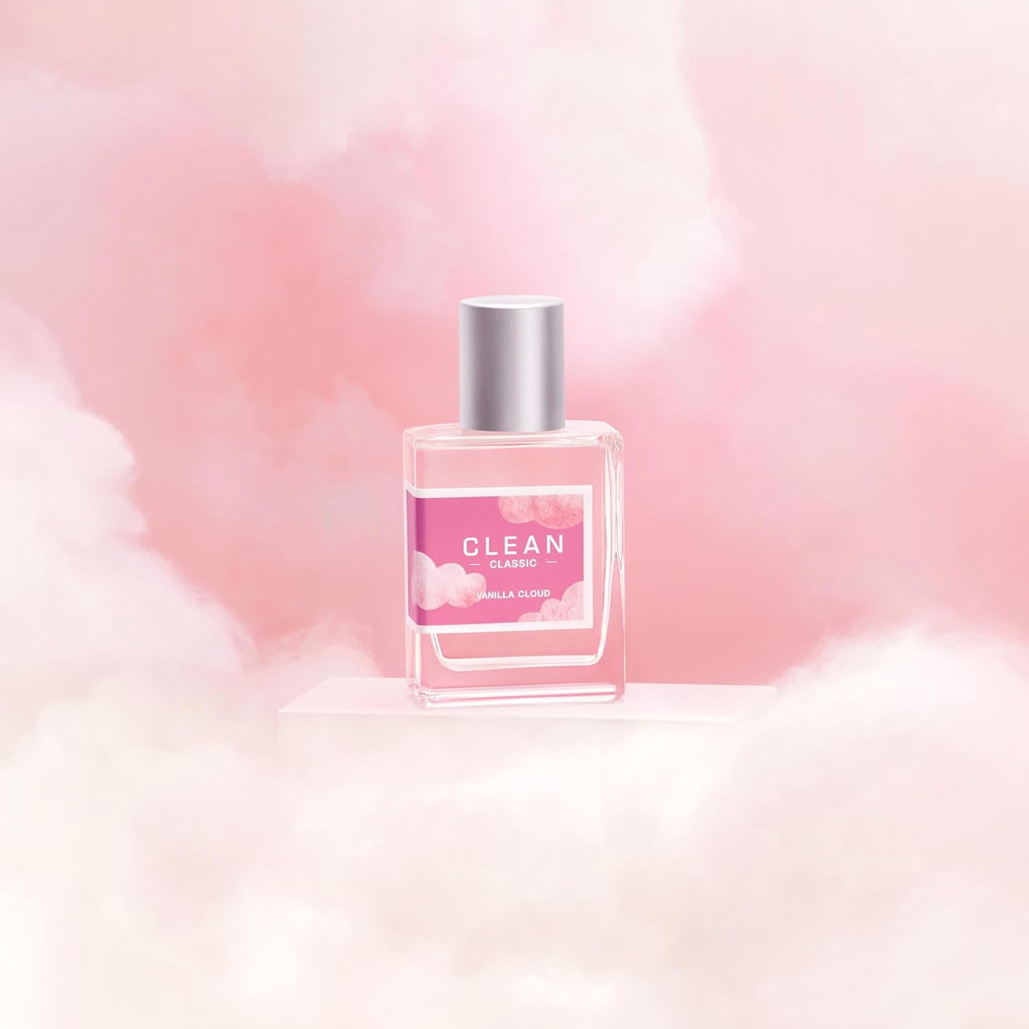 CLEAN Vanilla Cloud Eau de Parfum, Fresh Vanilla Gourmand Fragrance, Perfume for Women, 30mL