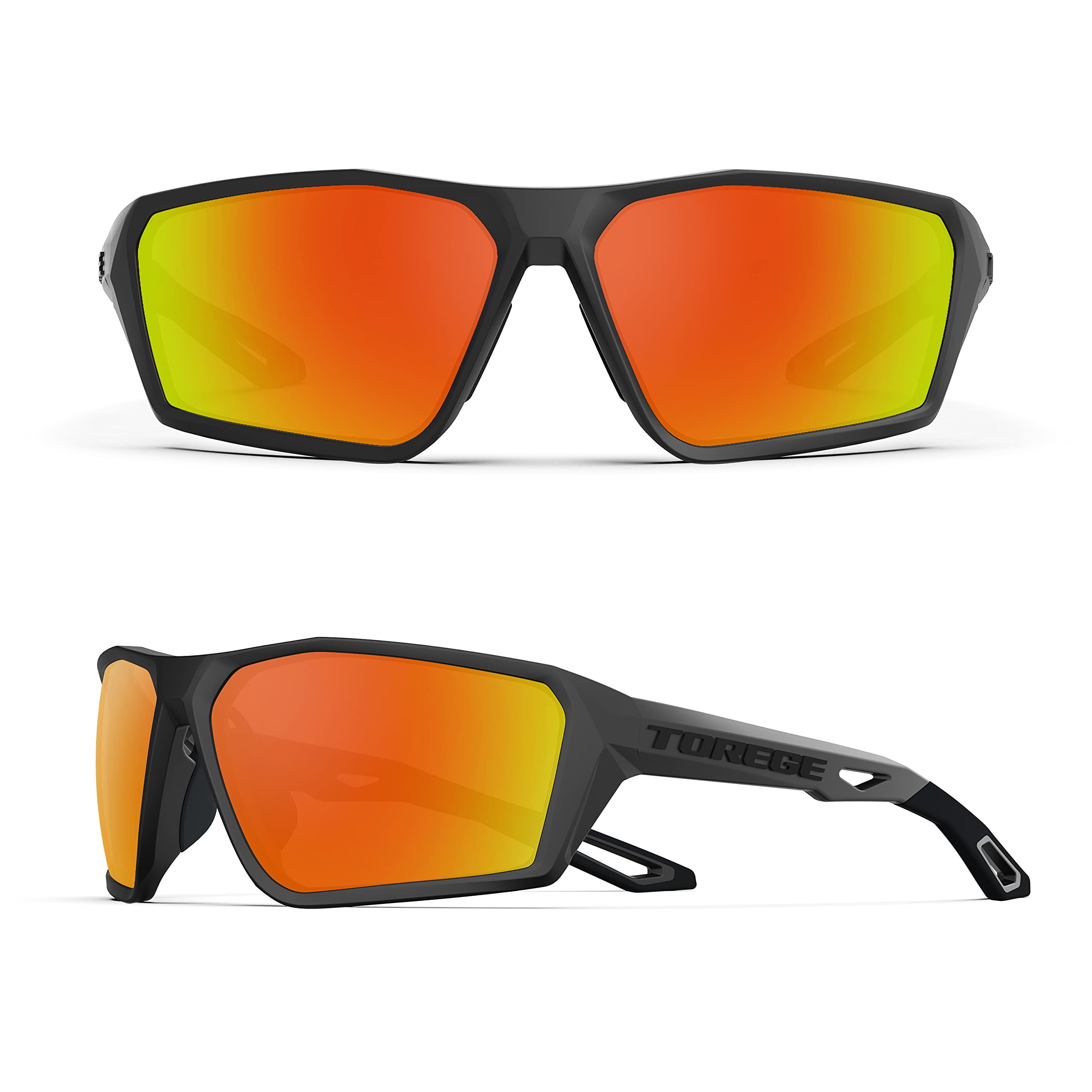 TOREGE Sports Polarized Unisex Sunglasses for fishing cycling