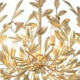 thumbnail image 4 of Crystorama Broche 6 Light Antique Gold Chandelier - 27"W x 19"H x 27"D, 4 of 10