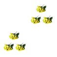 thumbnail image 4 of Naiovety 3 piezas de flores artificiales falso pensamiento planta ramo adornos para el hogar Type3 NO3, 4 of 6