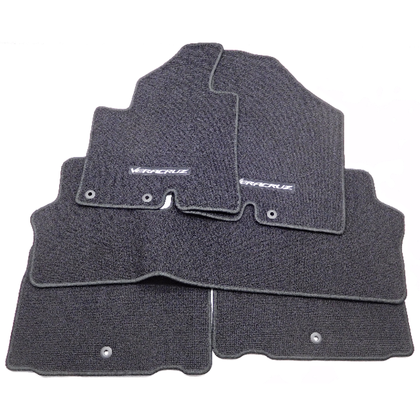 OEM Hyundai Veracruz Floor Mat Set Round Grommet Holes U81403J002WK