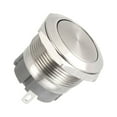thumbnail image 5 of Latching Metal Push Button Switch Flat Head 22mm Mounting Dia 1NO 1pcs, 5 of 5