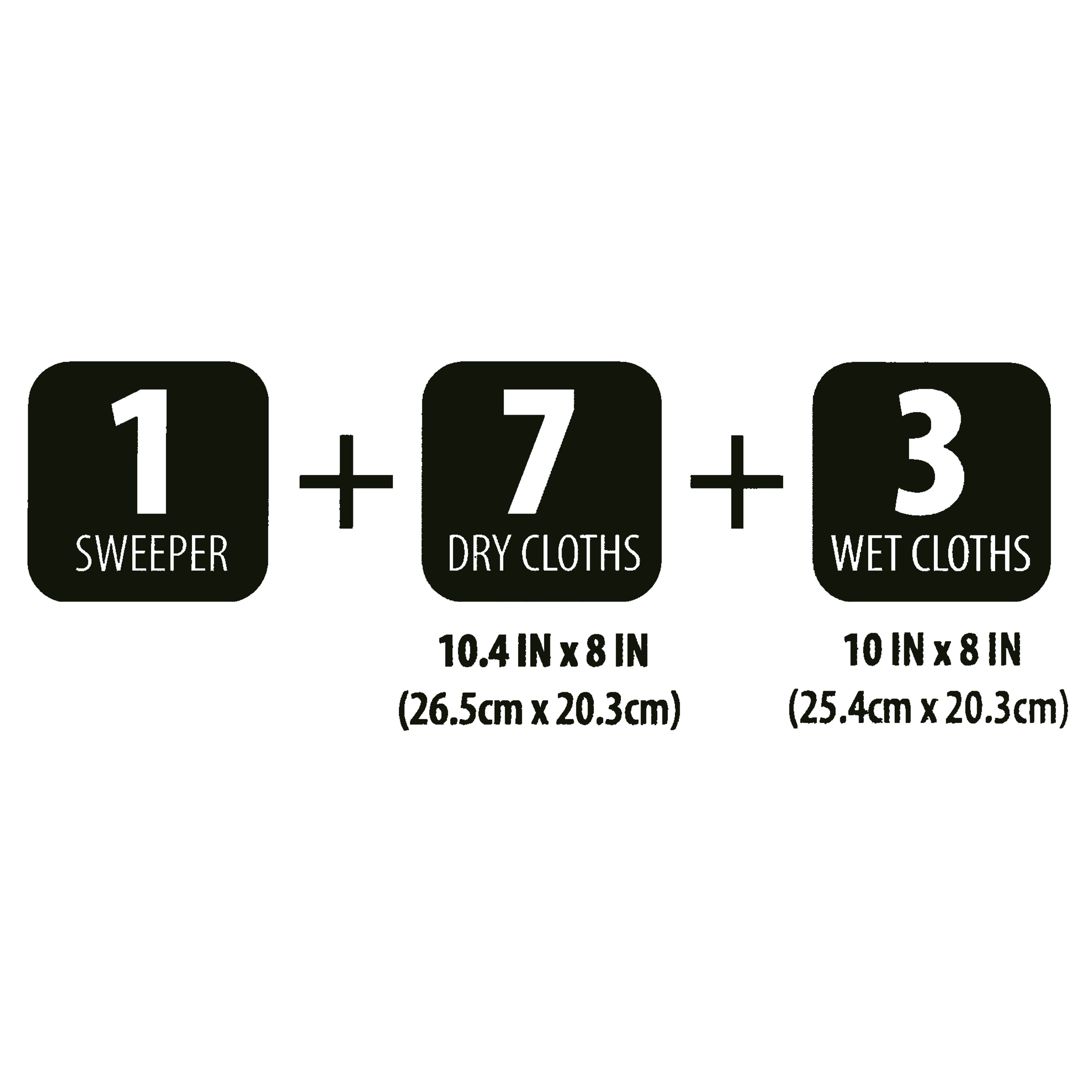 Great Value Wet & Dry Mop Sweeper Kit With 10 Pad Refills photo 7