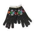 thumbnail image 1 of Christmas Shop - Guantes Diseño Texto Navidad para Adultos Unisex (Negro), 1 of 1