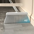 thumbnail image 5 of Broom and Dustpan Set House Brooms for Sweeping Indoor Collapsible Broom and Dust Pan Combo for Home Office Kitchen Lobby Floor Pet Hair Indoor&Outdoor Cleaning (White), 5 of 9